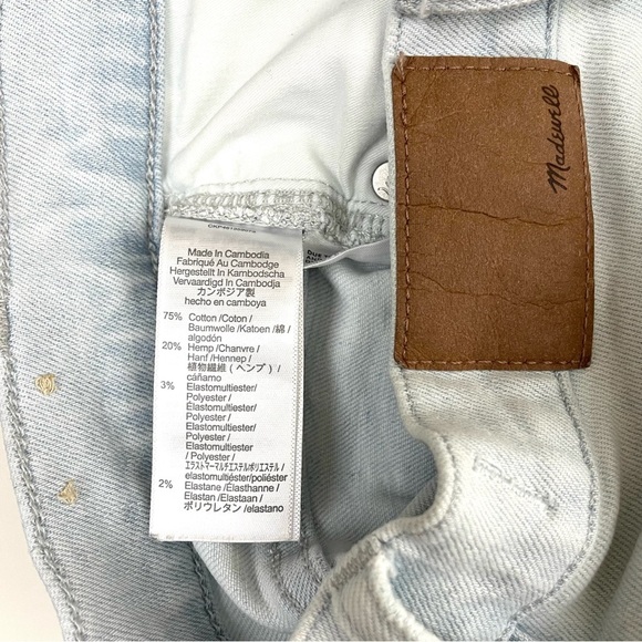 Madewell Perfect Vintage Wide-Leg Cropped Jean Sz 25 - Picture 13 of 16